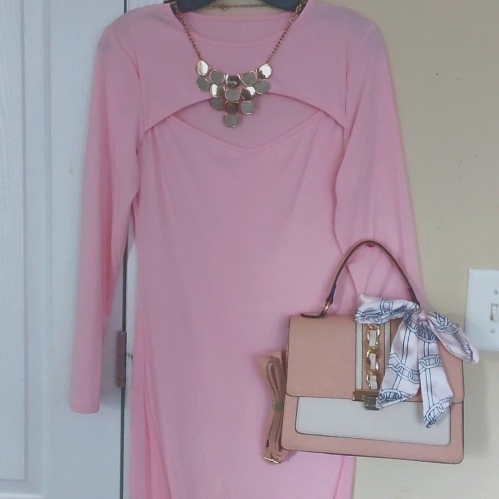 Pink Mixi dress